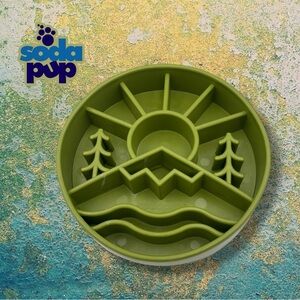 SodaPup Great Outdoors Design eBowl Enrichment Slow Feeder Bowl